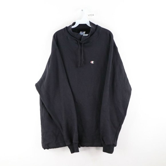 Vintage Champion Classic Logo Collared Sweatshirt - Picture 1 of 8